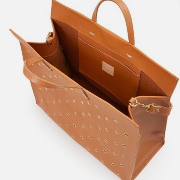 Clare V  Simple Tote - Leather with Grommets - Picture 2 of 4